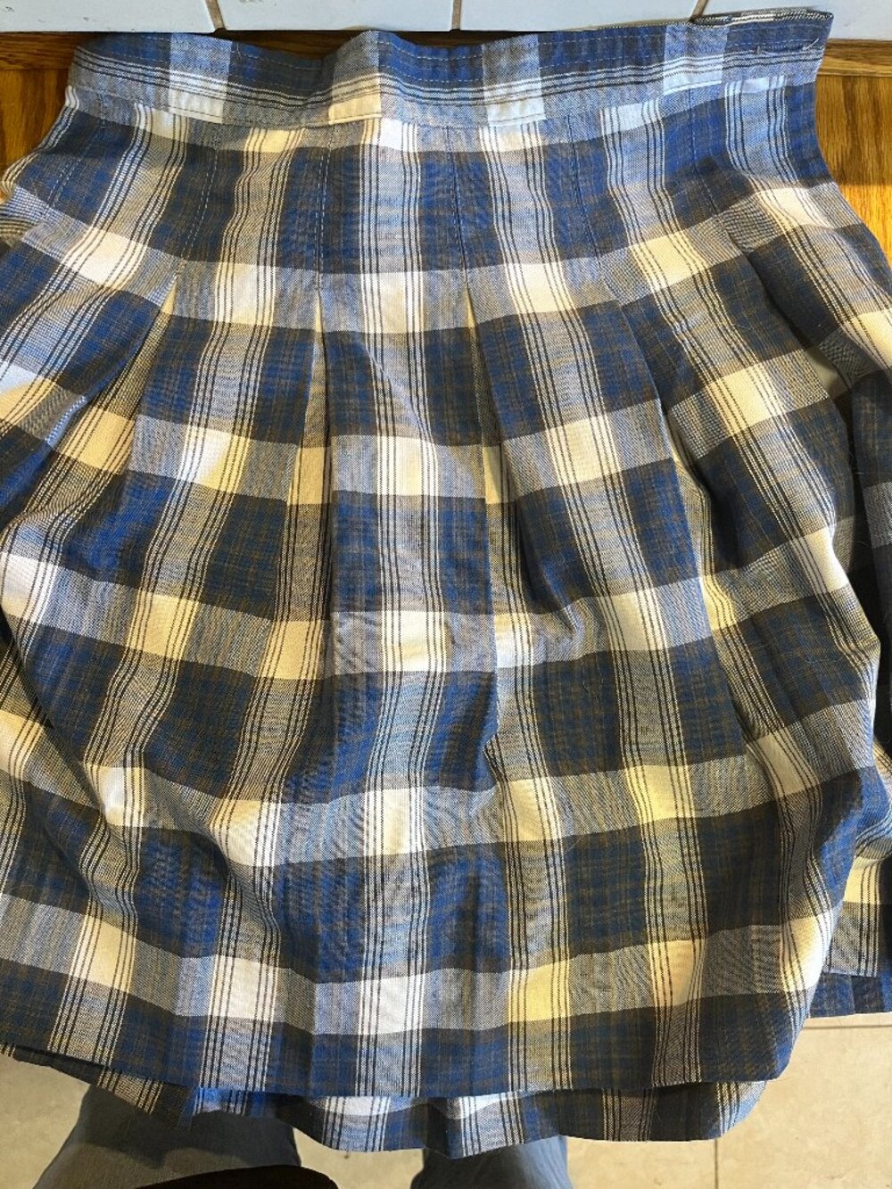 Dennis Uniform Box pleated Skirt